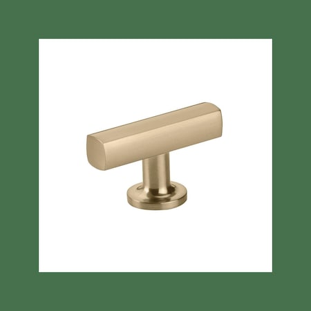 Patioplus 2 in. T- Knob Cabinet Knob - Satin Brass PA3239600